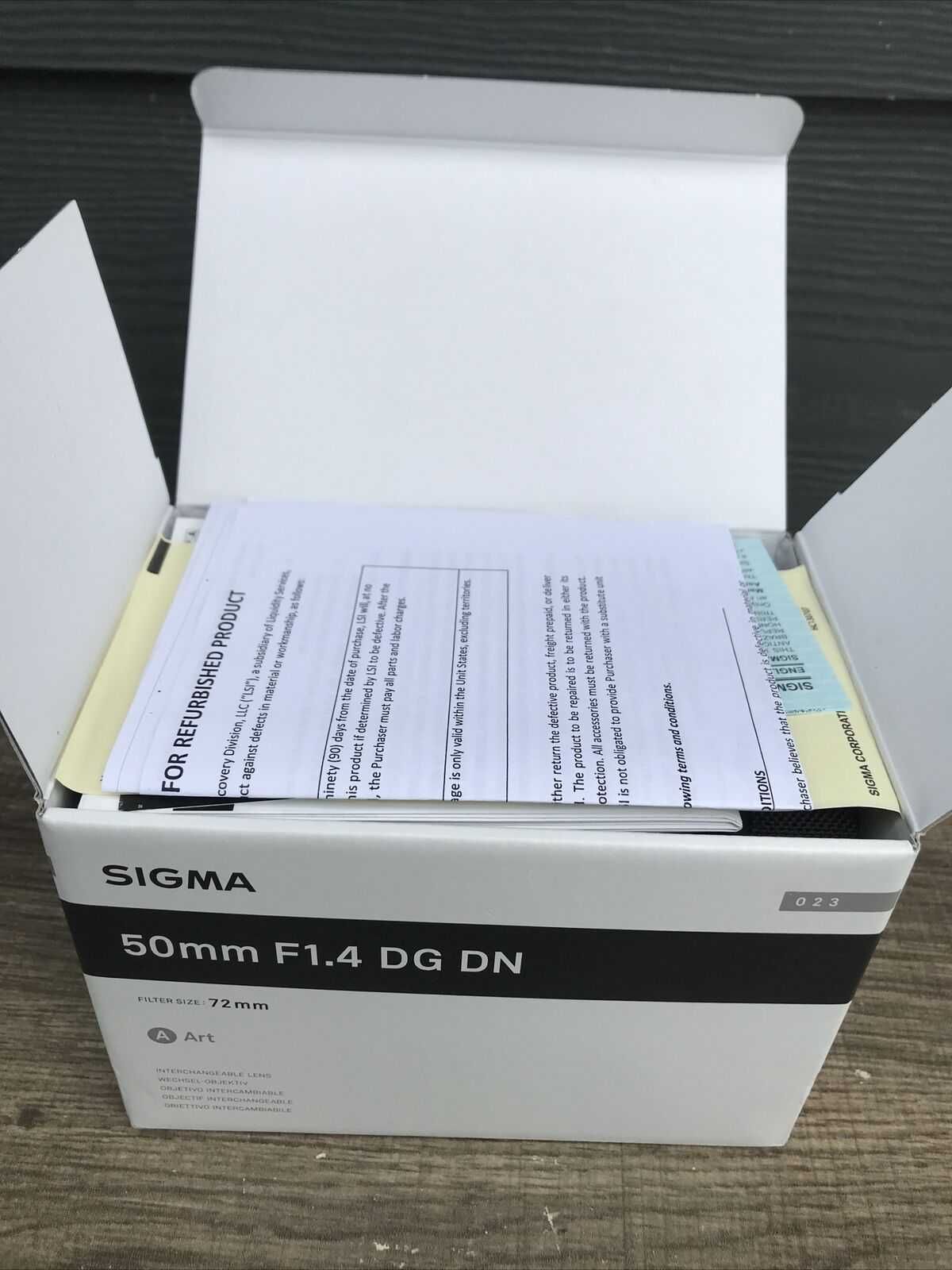 Sigma 50mm f/1.4 DG DN Art - Sony FE