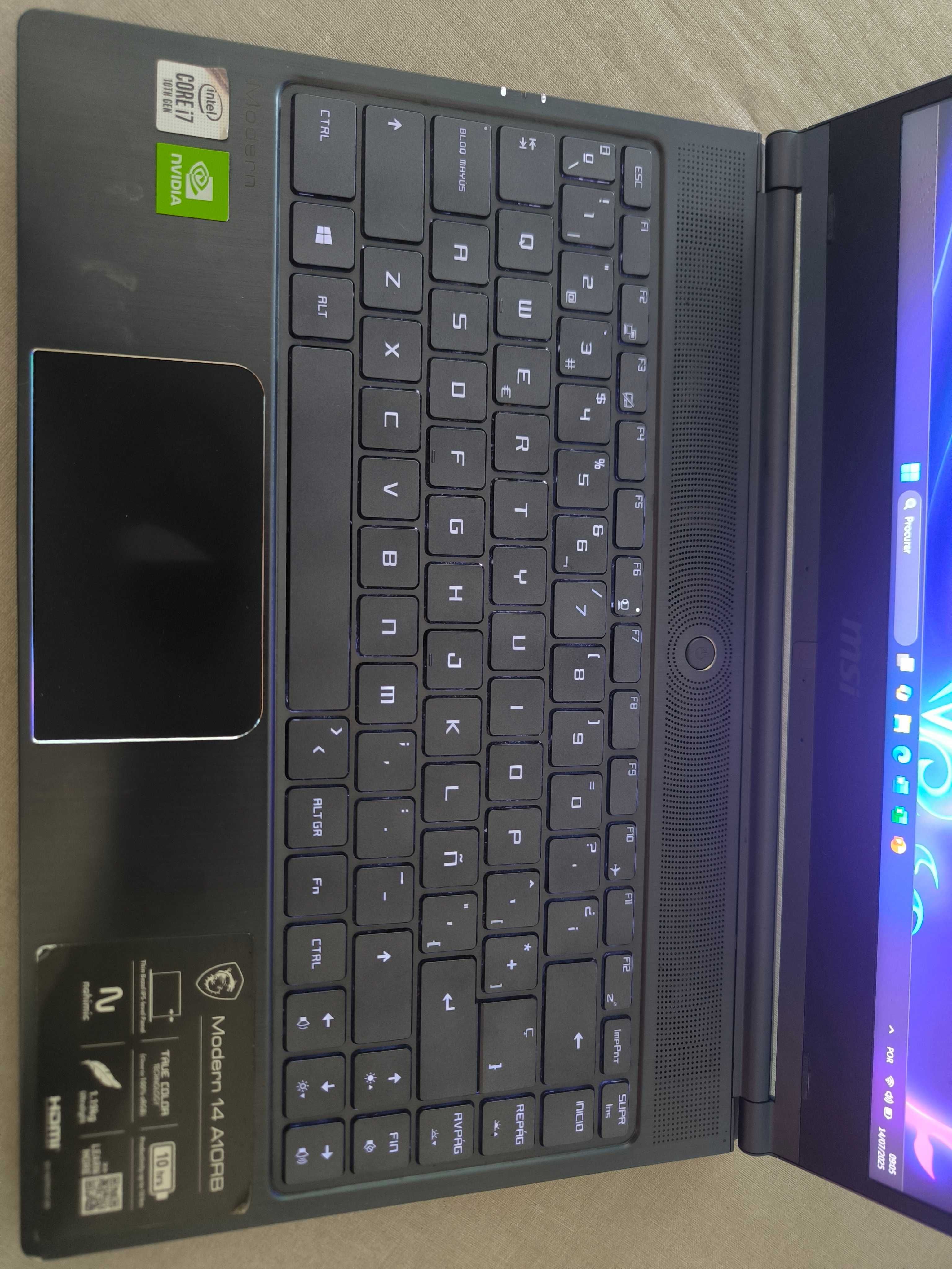 Portátil Gaming MSI Modern 14