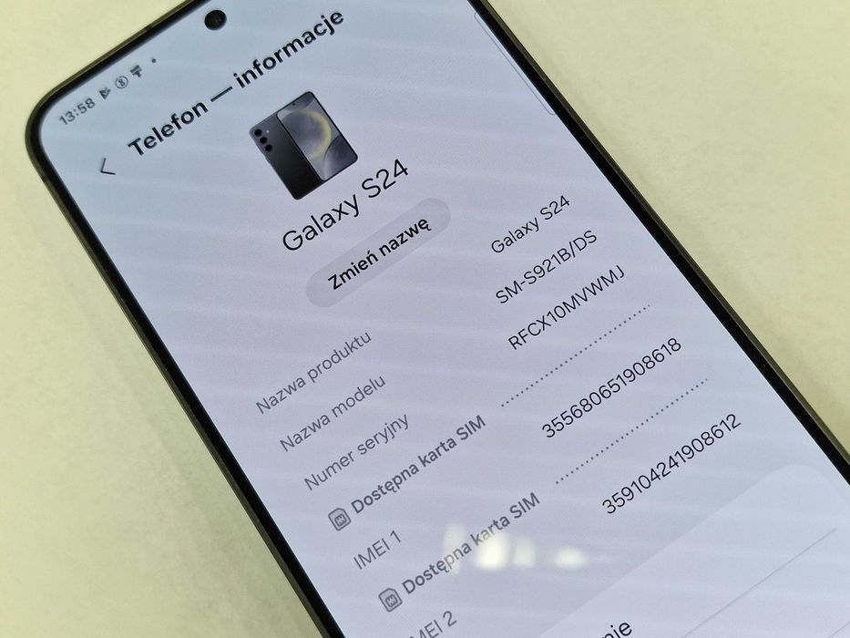 Samsung Galaxy S24 Dual SIM/ 8GB/ 128GB/ Onyx Black/ Grade A / z Media