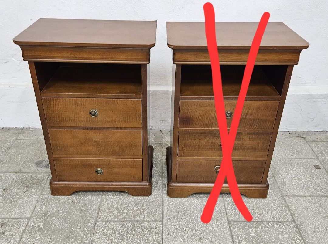 stylowa szafka nocna z Francji