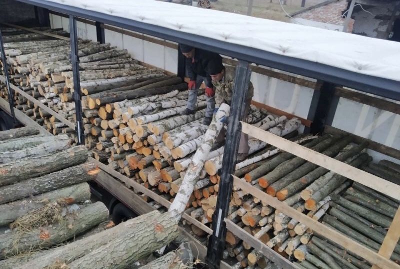 Дрова твердых пород колотые метровые доставка акация дуб акація