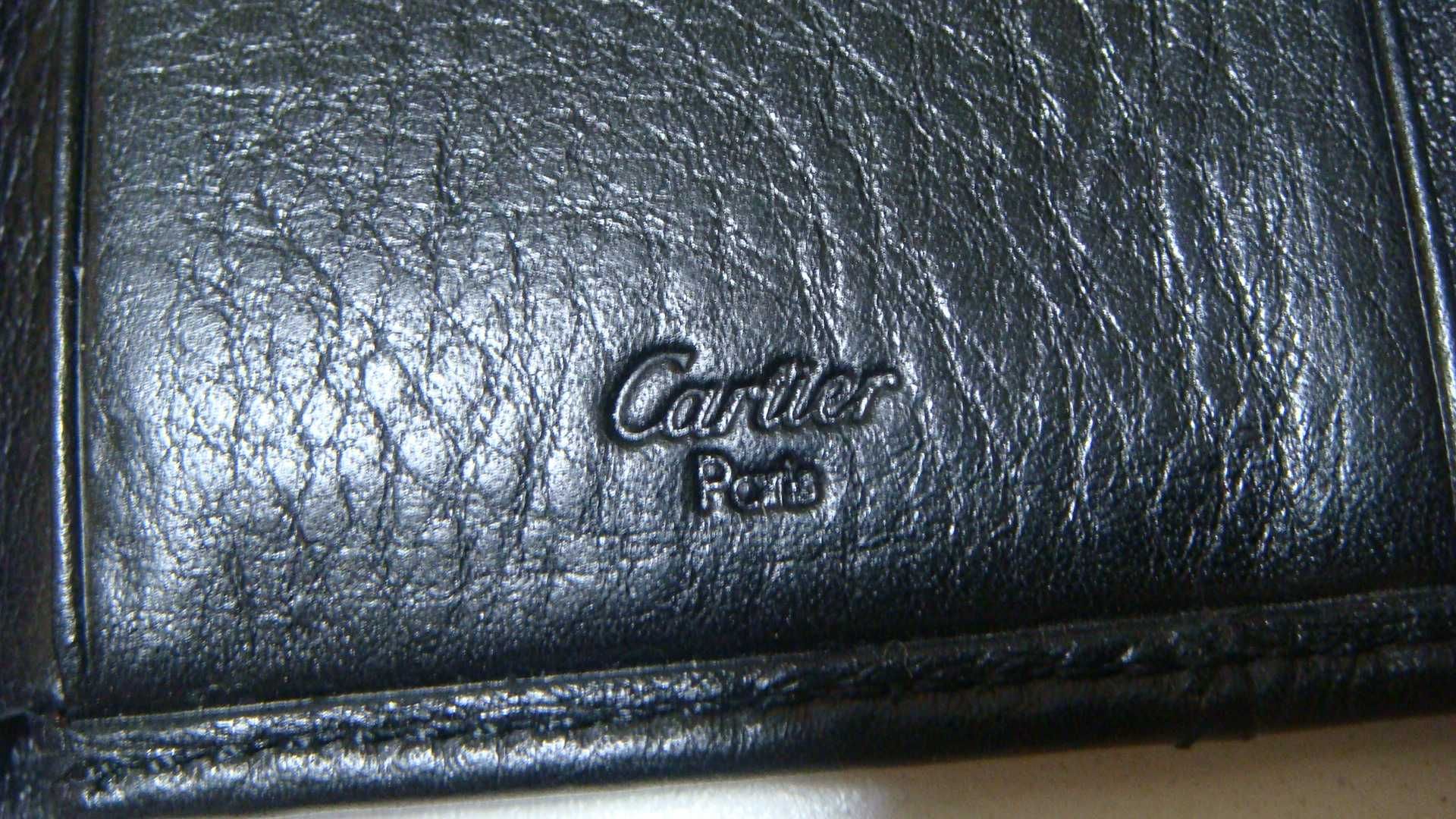 Гаманець жіночий CARTIER шкіра чорний картье ключниця