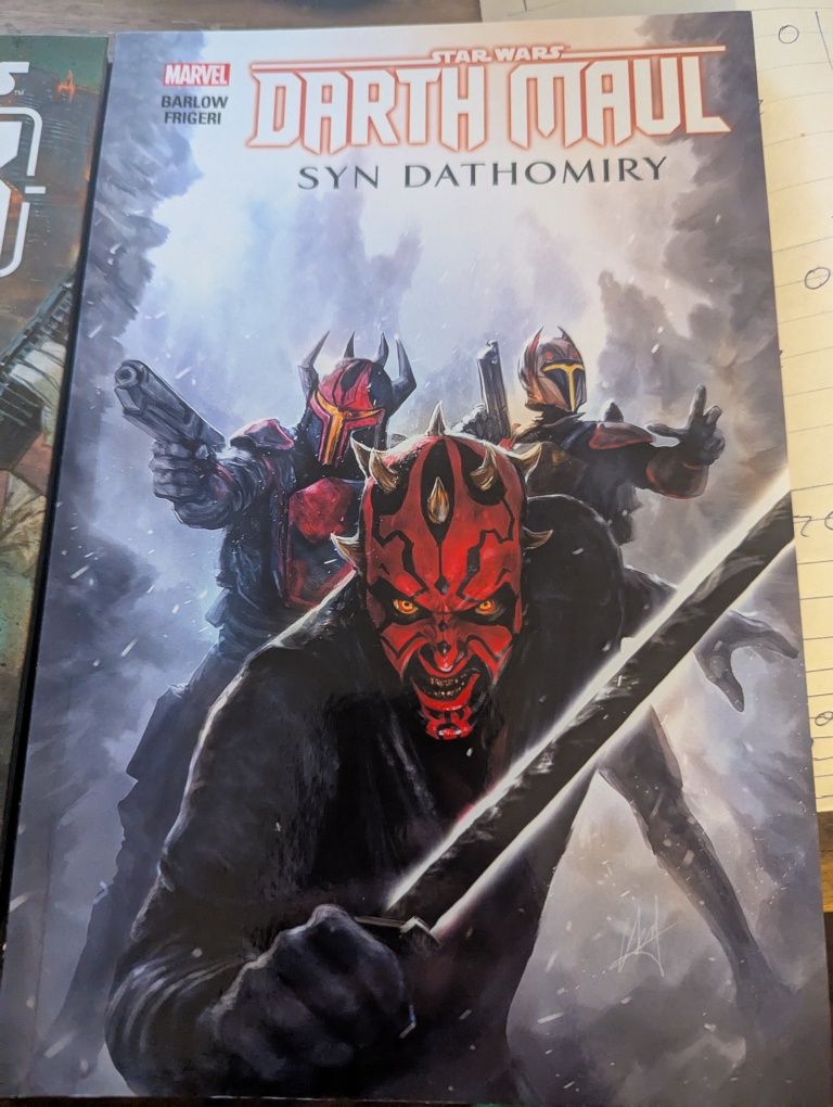 Star wars 3 komiksy: Vader mroczne wizje, na celowniku, darth maul syn