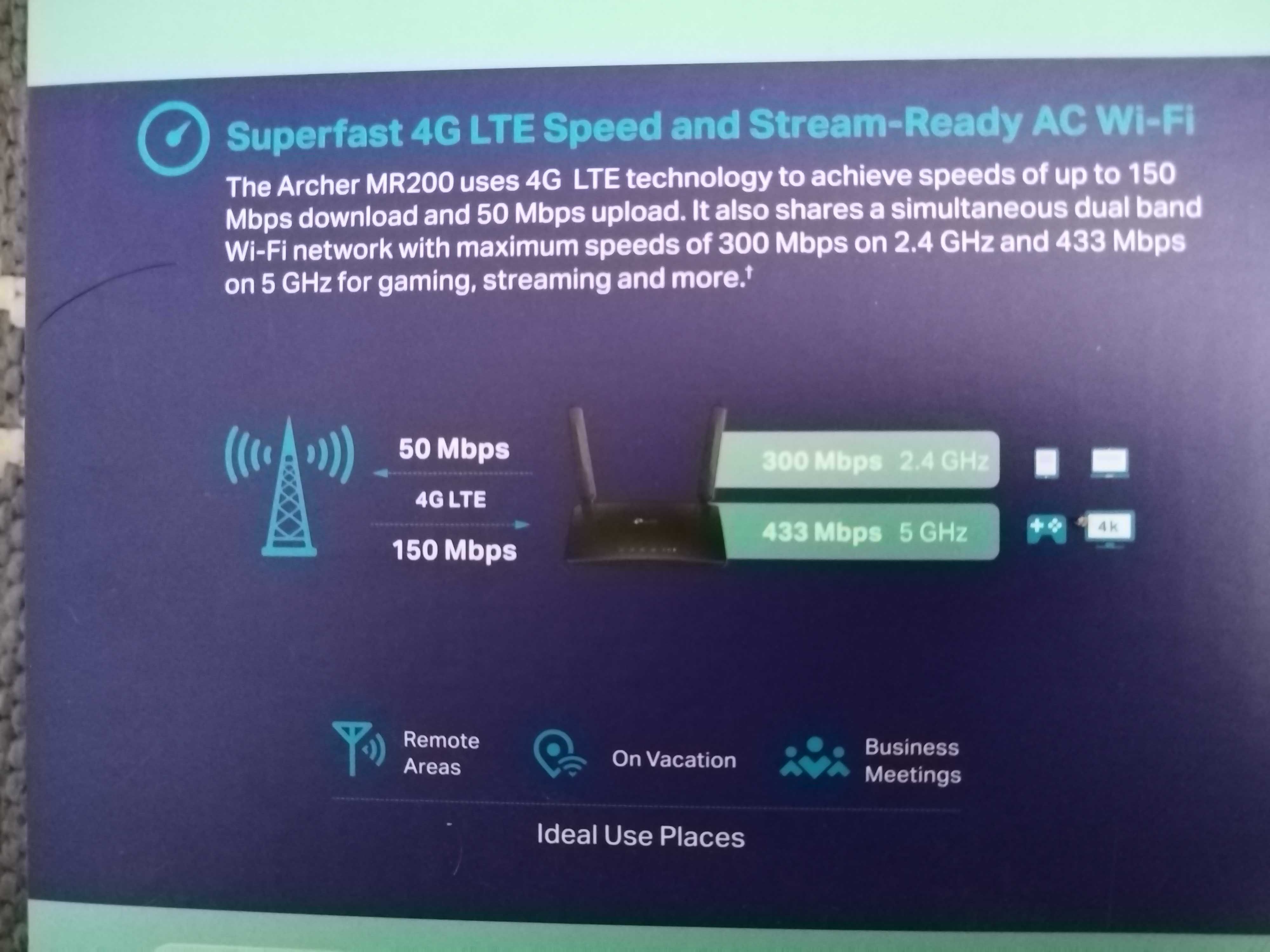 Router 4G TP-Link Archer MR200