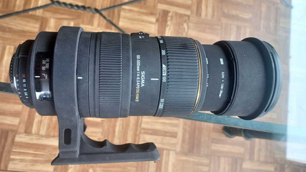 Sigma 50-500mm f/4-6.3 EX DG HSM Nikon + torba
