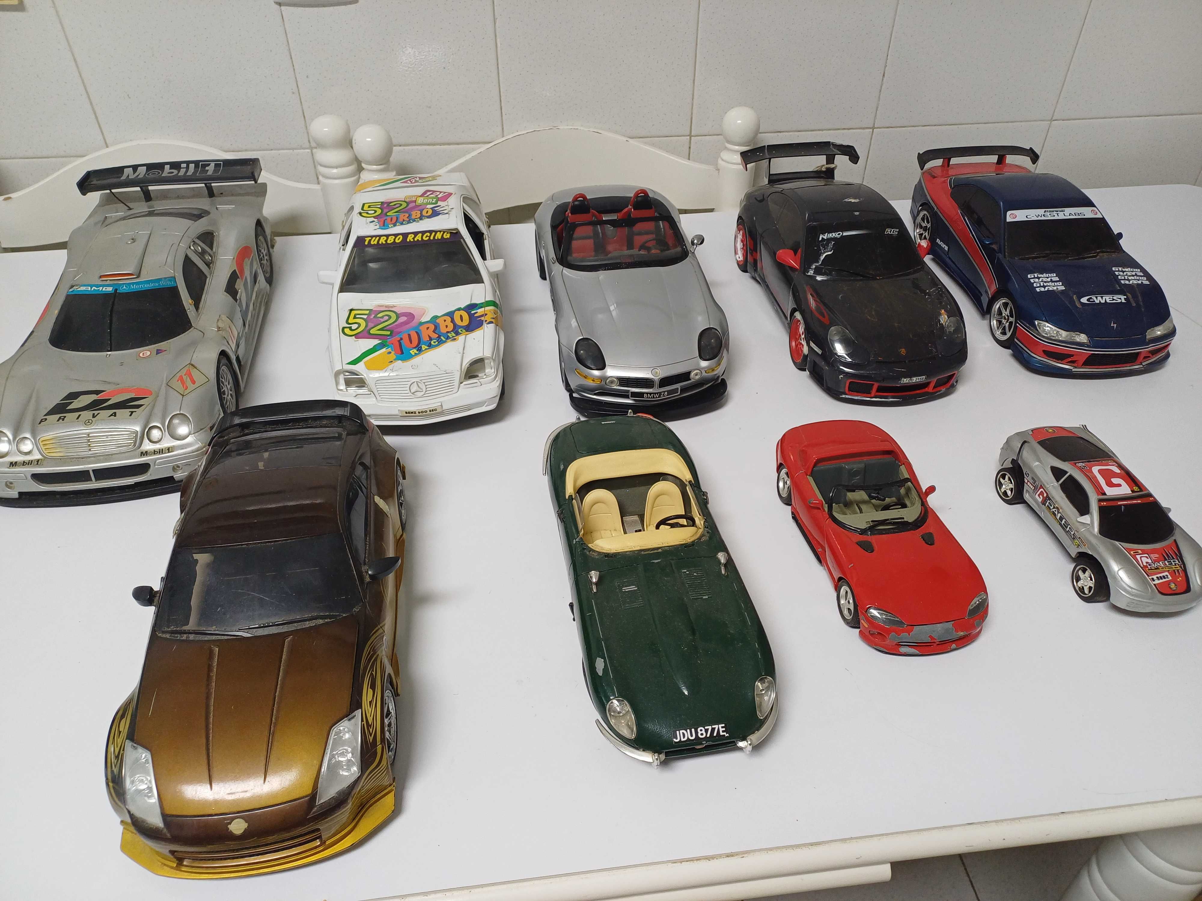 Carros desportivos grandes 9 unidades