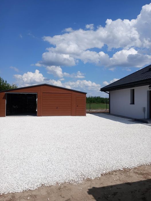 Grys biały 16-32mm kruszywo ozdobne kamień dekoracyjny , kora sosnowa