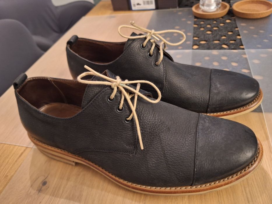 Buty męskie - pantofle skórzane rozmiar 44