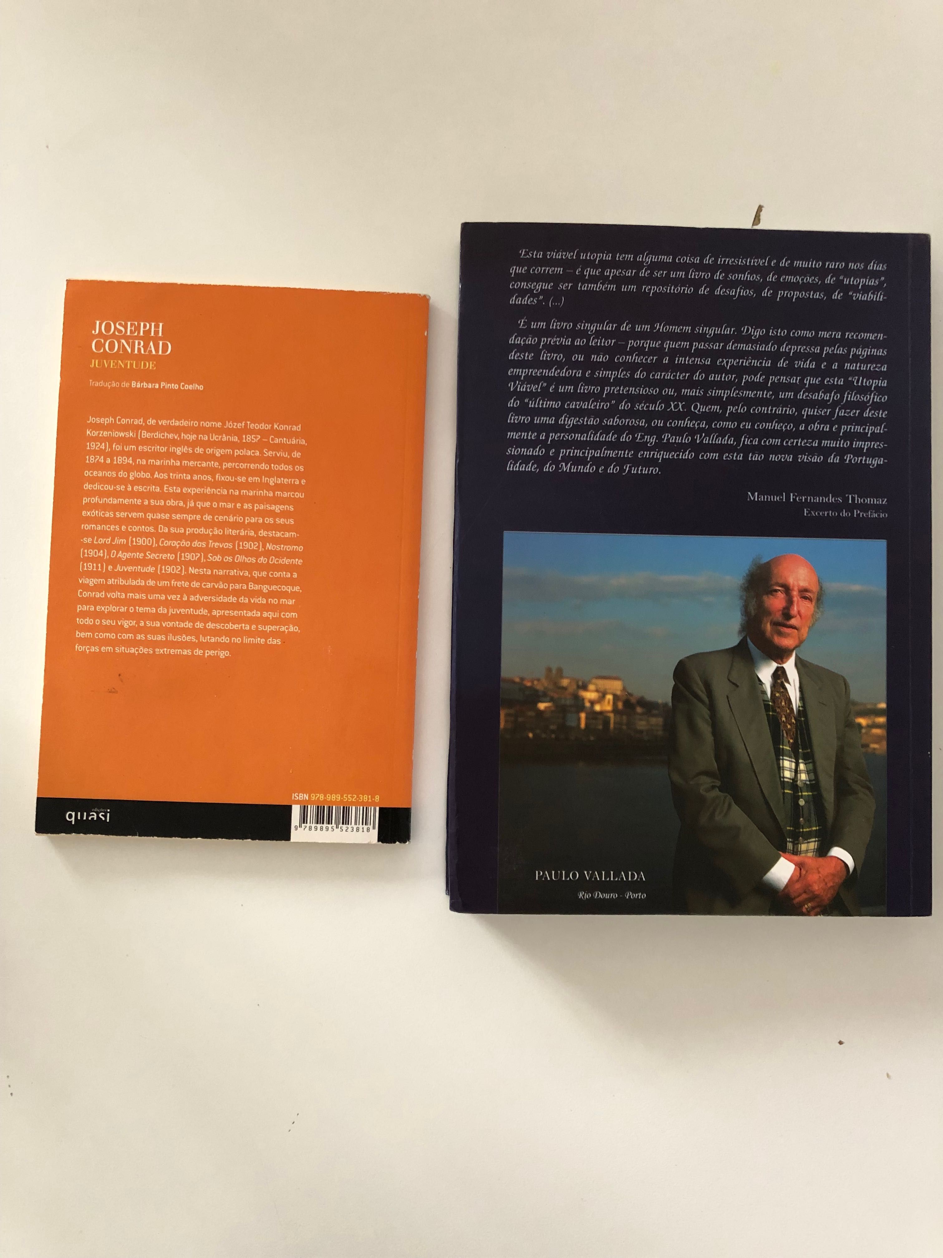 Livros "Juventude", "A Utopia Viável"