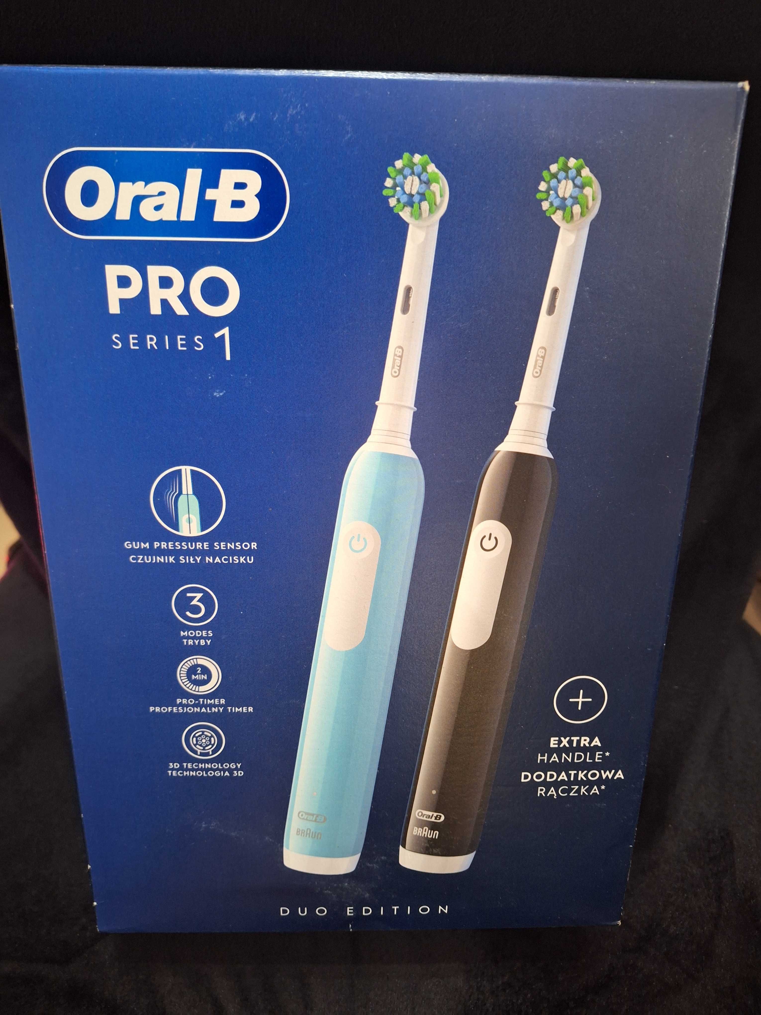 NOWA Szczoteczka elektryczna rotacyjna Braun Oral-B PRO Series 1 DUO