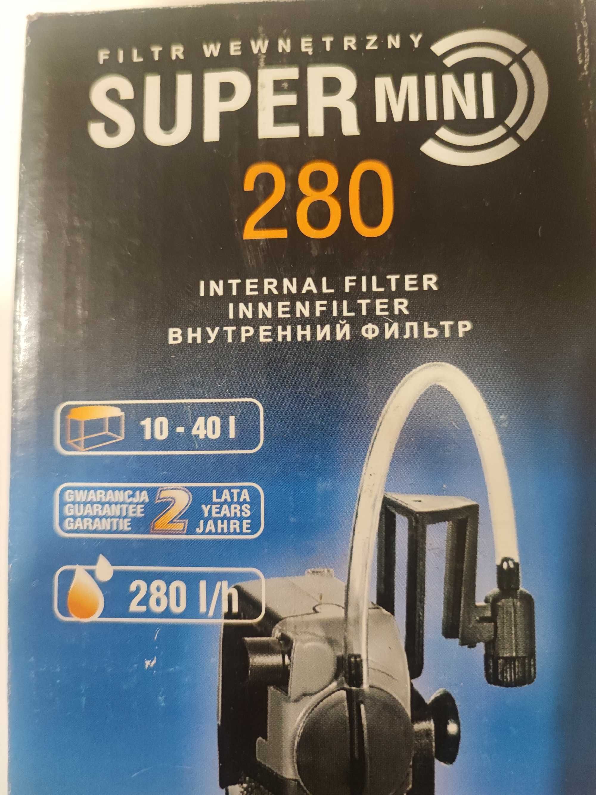 Aqua Szut Filtr wewnętrzny SUPER Mini 280 - 10-40 L