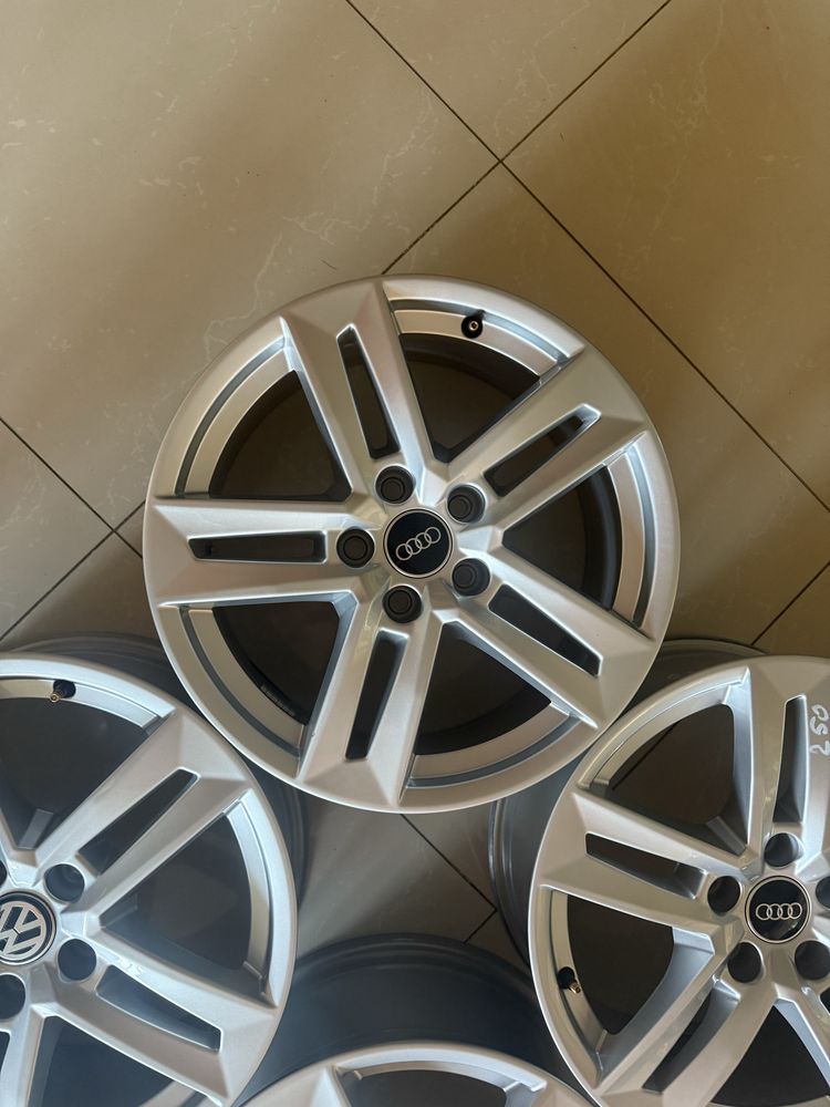 Диски оригінал Audi A4 r17/5/112 A6 VW Passat Caddy Golf Skoda Superb