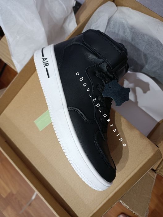 КОЖА зима на 37 (24см)  кросівки хайтопи натуральна шкіра зи