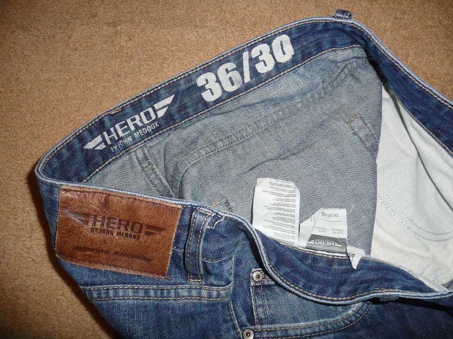 Spodnie dżinsy HERO W36/L30=48,5/101cm jeansy