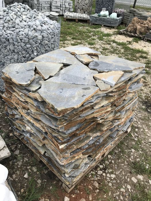 Łupek Naturalny Kamień na Taras, Schody, Ścianę, Dzikówka Elewacyjny