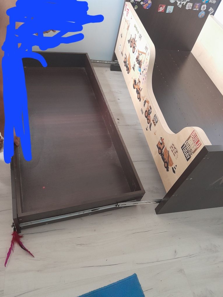 Łóżko dzieciece z szufladą