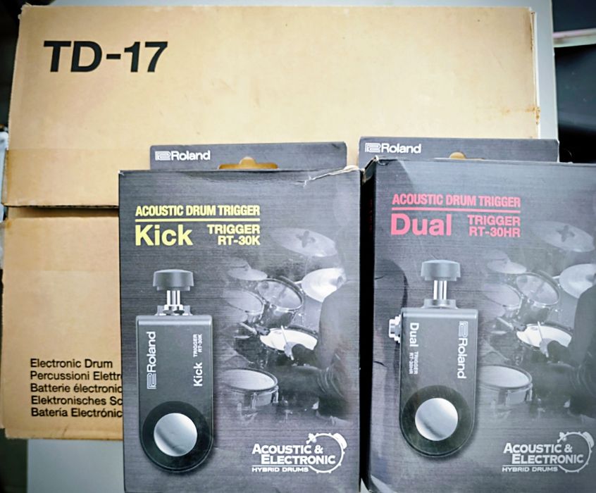 Roland TD 17 - L + triggers Bombo e Tarola
