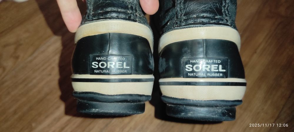 Сапоги черевики Sorel зима 33 р дитячі