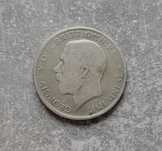 191) ANGLIA srebro - 1 Florin - 1921 r. - Jerzy V