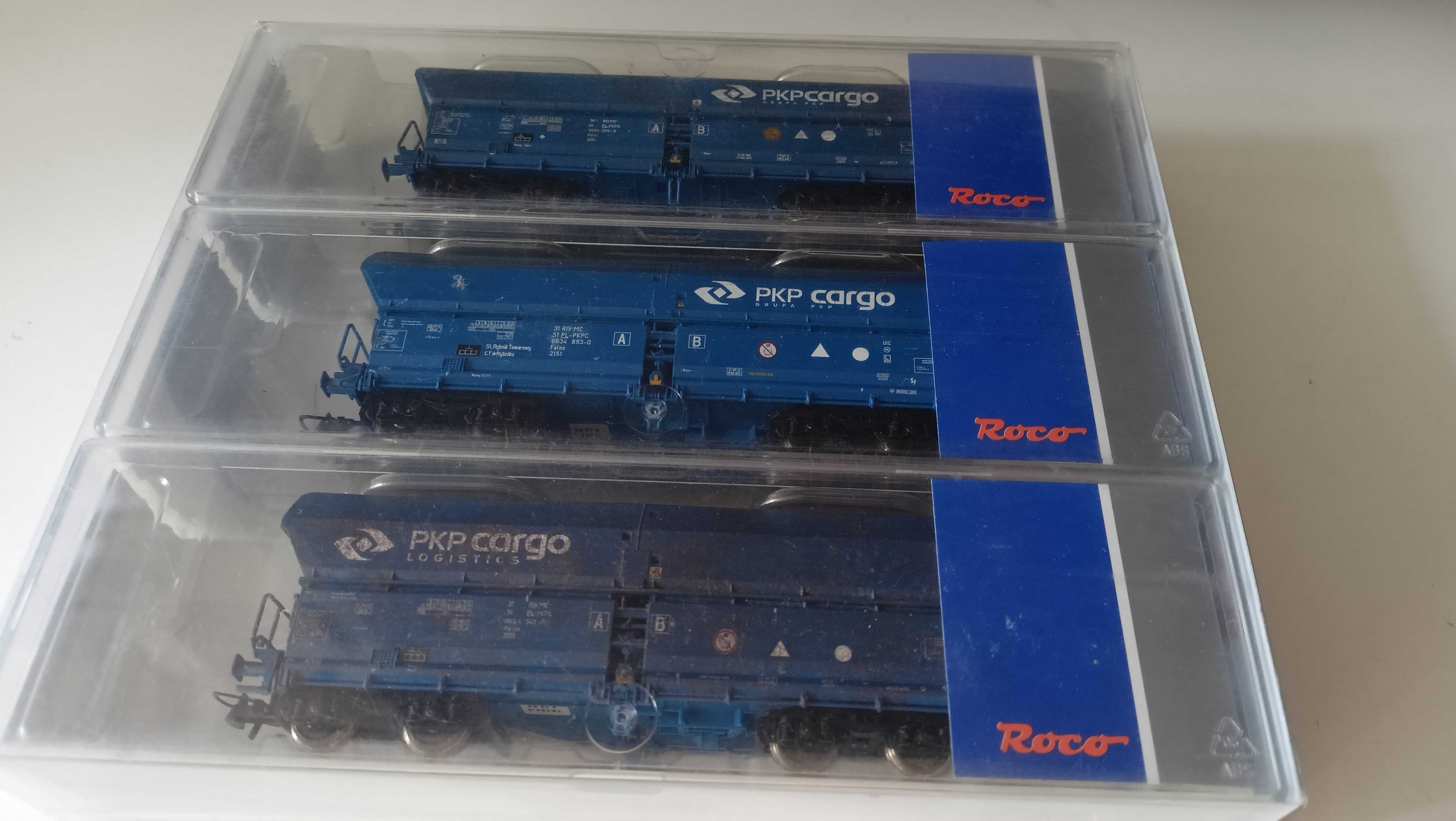 1 Set wagonów samowyładowczych Roco 76133 PKP Cargo H0