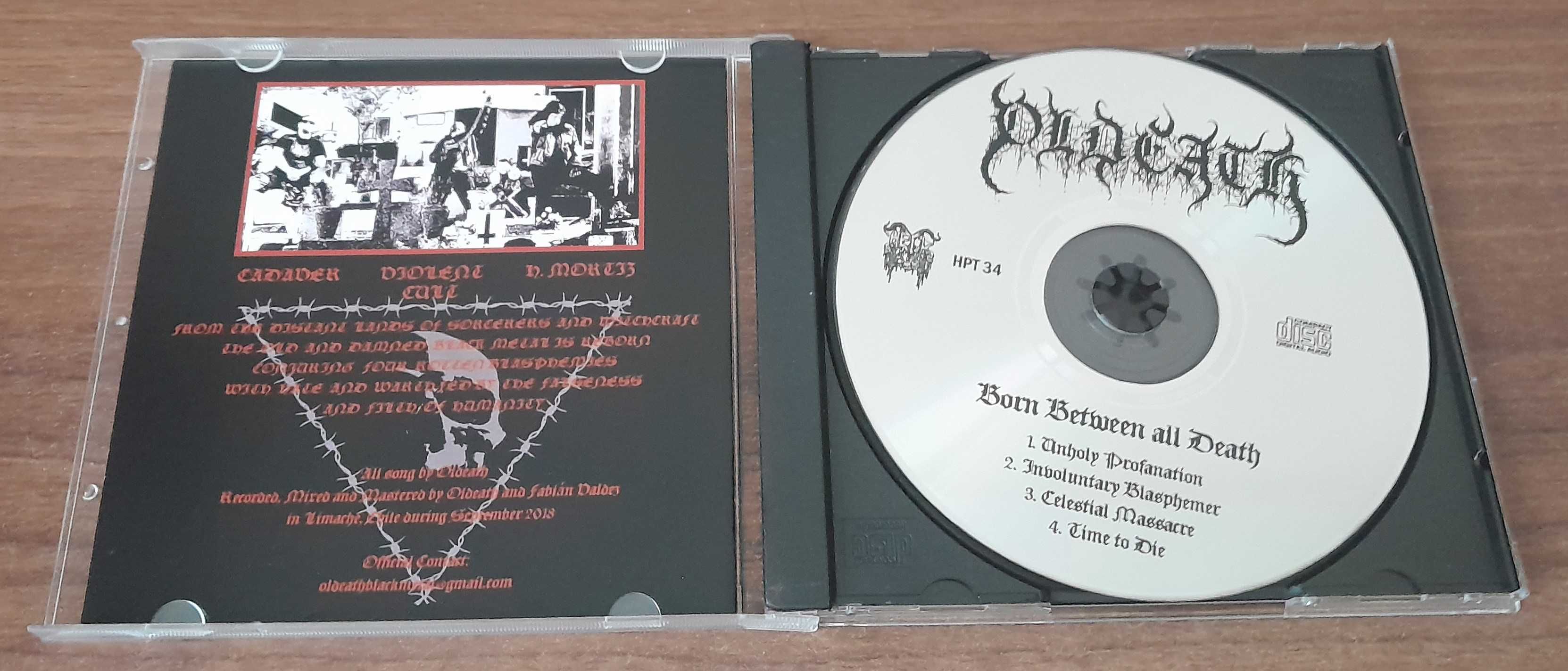 OLDEATH (Chile) - Born Between All Death cd Sodom Sarcofago Sepultura