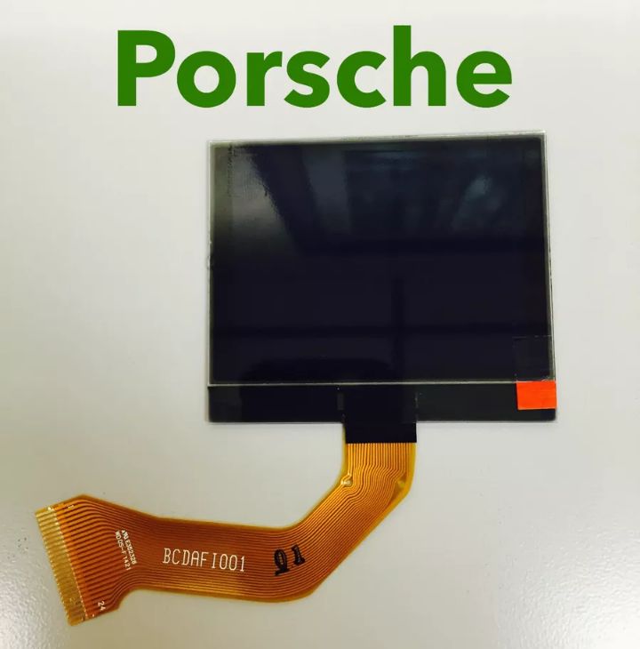 Porsche Cayenne display lcd novo para quadrante reparaçao com garantia