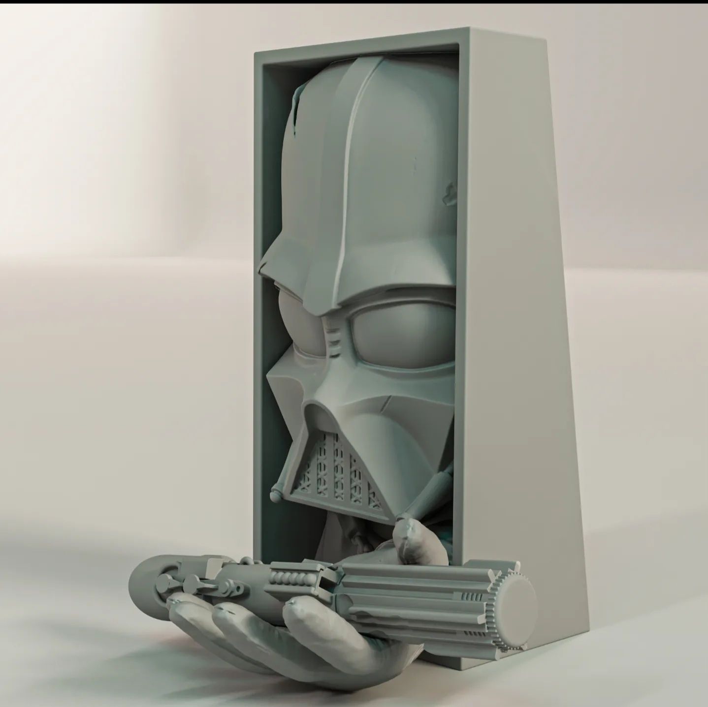 Book Nook  "Darth Vader " druk 3D
