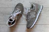 Мужские кроссовки New Balance 574 Gray Оригинал 40 р Нью Беленс замш