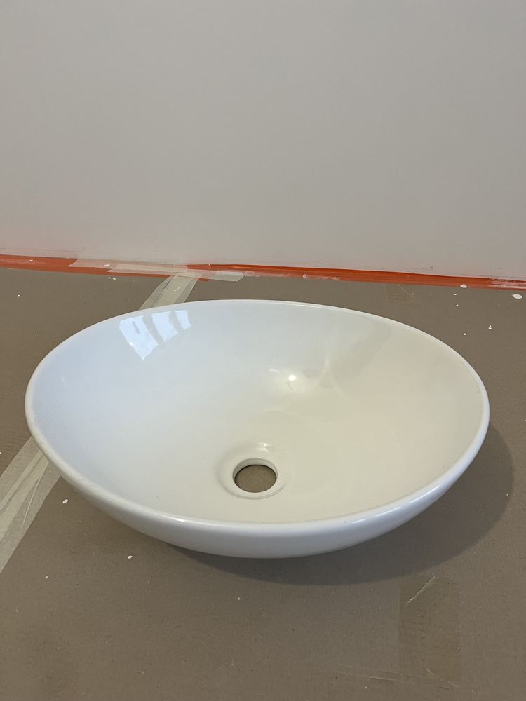 Umywalka nablatowa owalna VidaXl