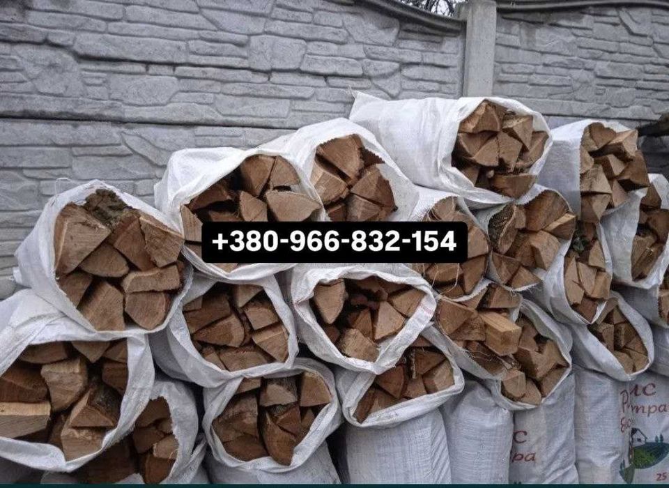 Рубані дрова: дуб, граб, бук, ясен умішках, доставка Львів