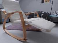 Fotel bujany lekki, nowoczesny,drewno gięte