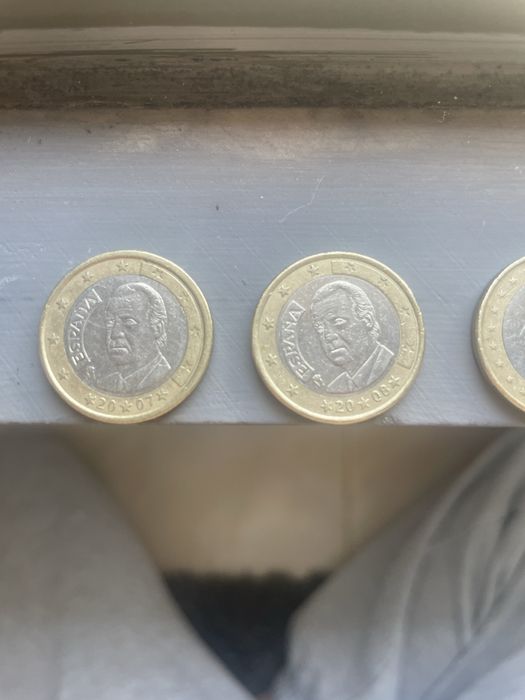 Moedas de 1€ e de 2€ valiosas