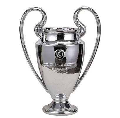 Troféu Liga dos Campeões decoração Taça Futebol Champions League 16cm