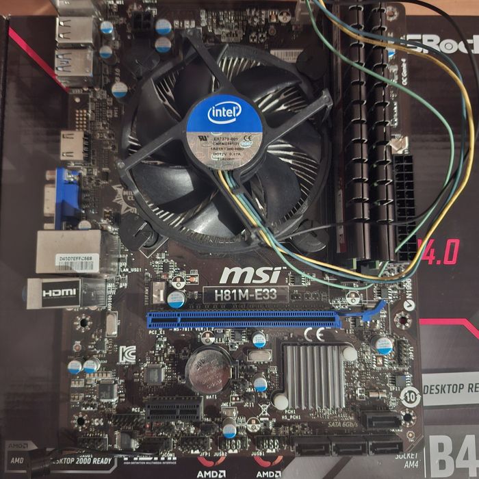 Płyta socet 1151 + ram procesor i chłodzenie