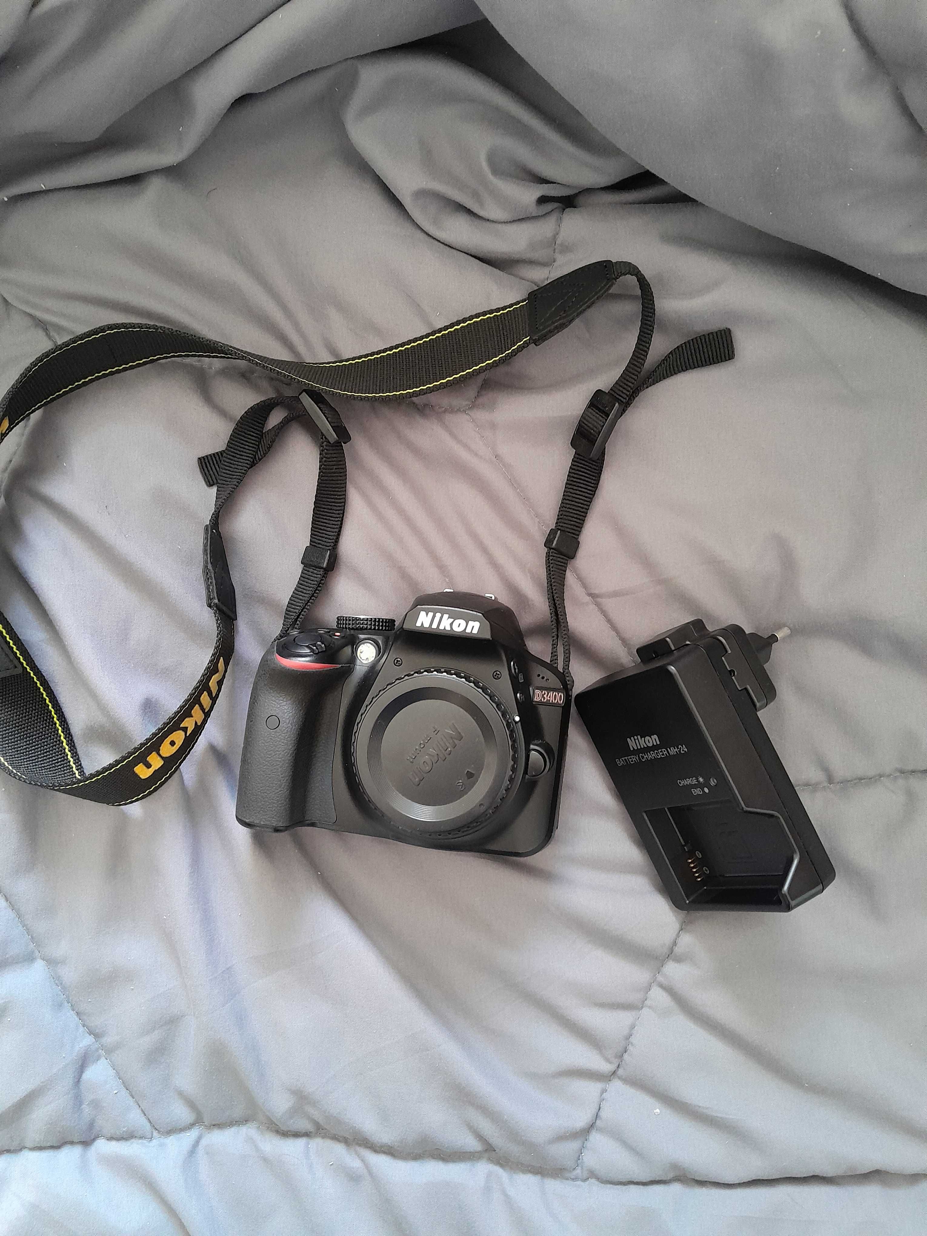 Nikon D3400 em bom estado + cartão Kingston 64GB