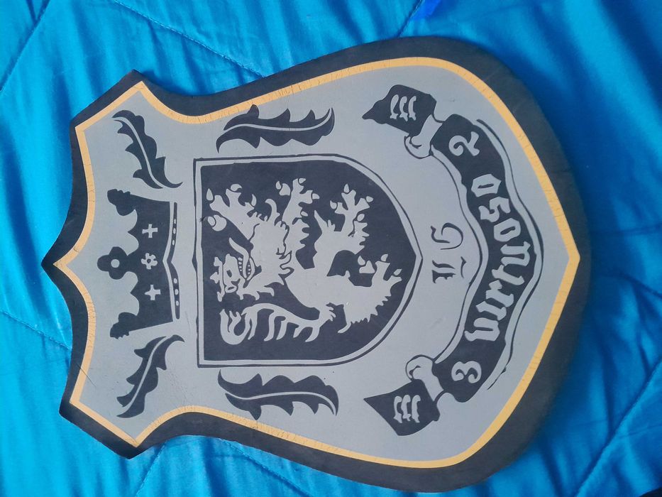 Capa, espada e escudo