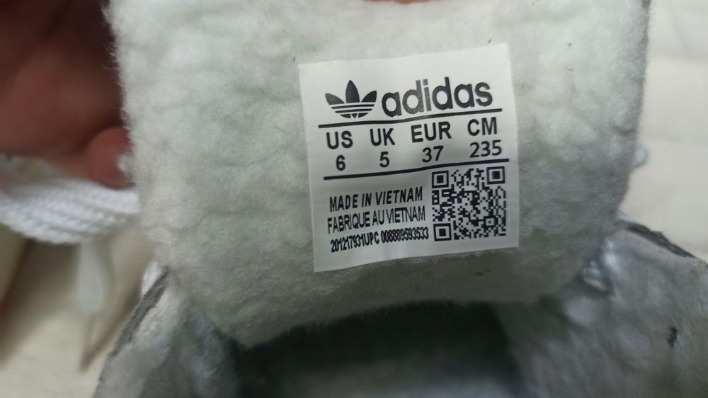 Кеды adidas campus серые на меху 815