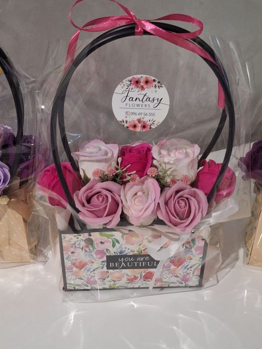 Приємний комплімент квіти з мила мильні квіти