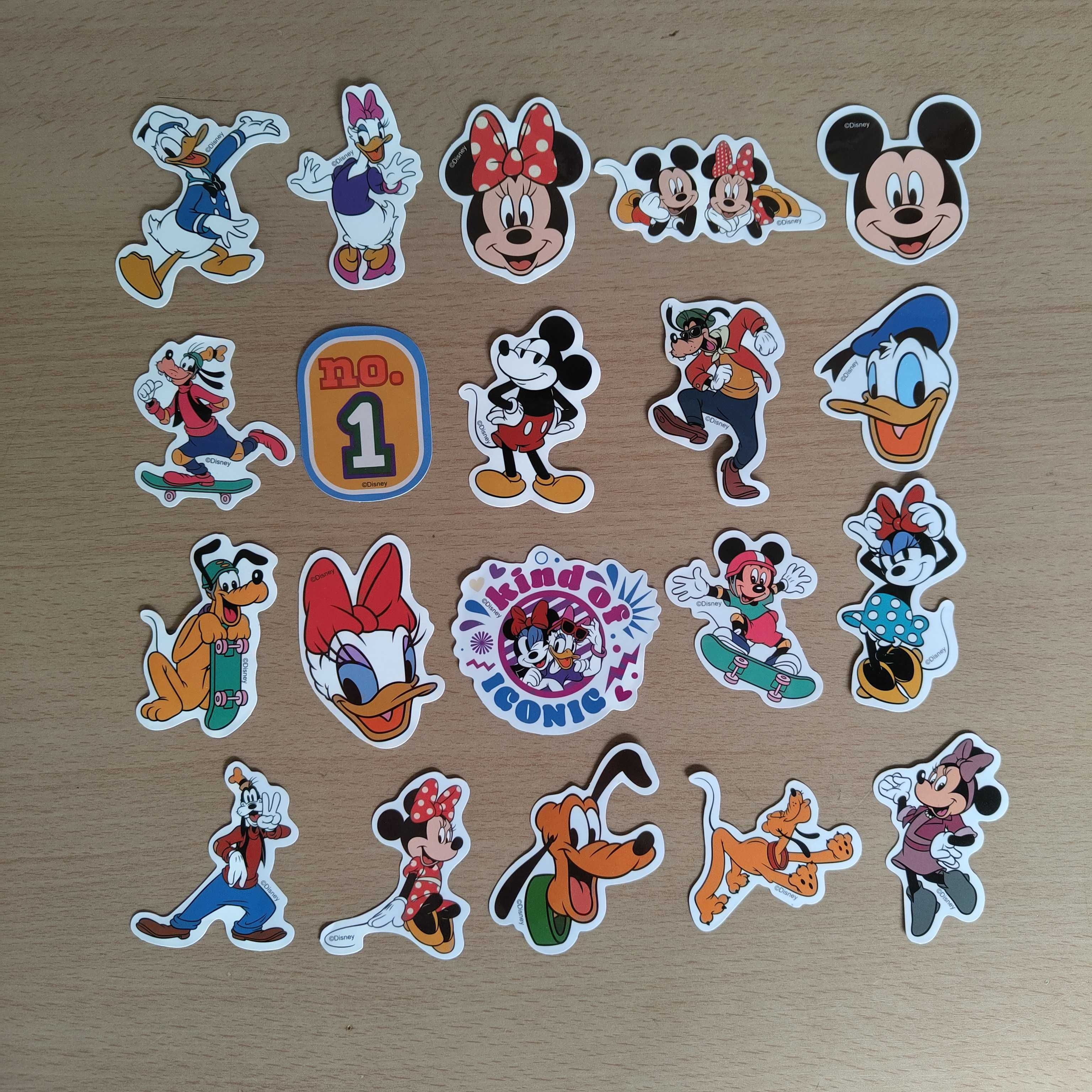 50 Stickers Autocolantes Disney, Mickey, Pateta, Pato Donald