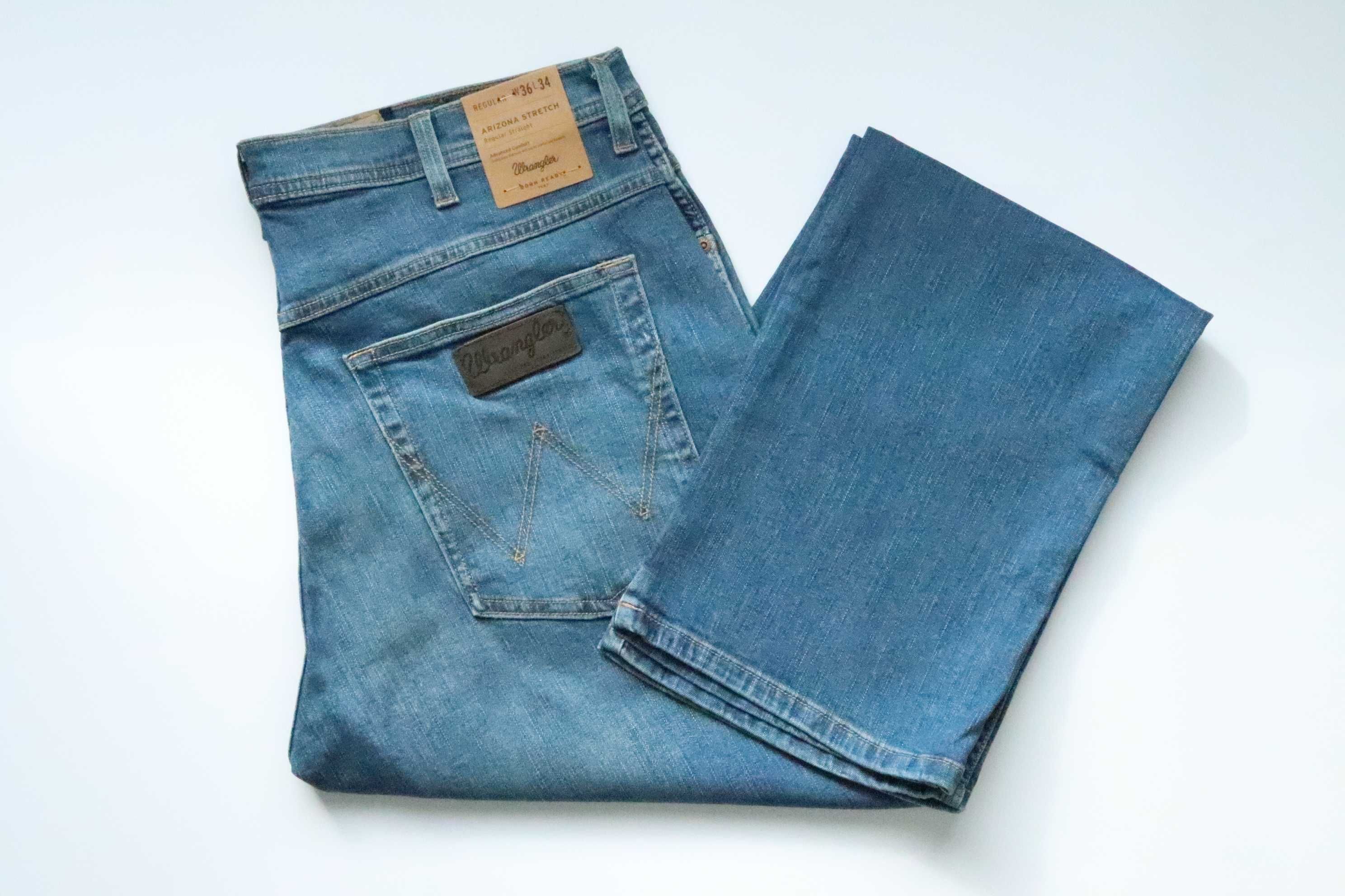 WRANGLER ARIZONA STRETCH W36 L34 spodnie męskie jeansy nowe regular