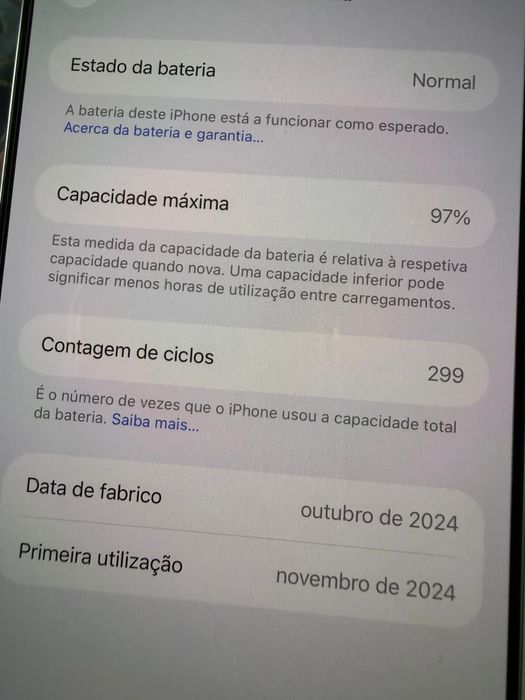 Ler descrição!! Iphone 16 Pro e ProMax 256G. Cor: Branco.