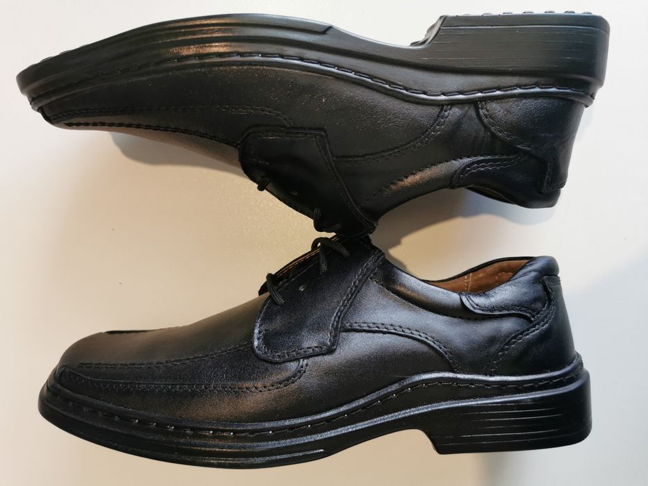 Skórzane Buty Męskie Lekkie Wygodne