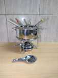 Zestaw do fondue stal chrom