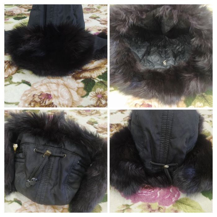 Шапка- кролик+ плащевка.Шуба, шубка.Перчатки кожа