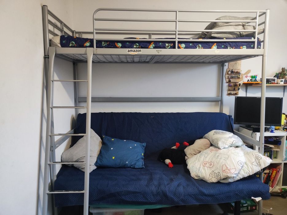 Łóżko piętrowe ikea svarta na natresoli