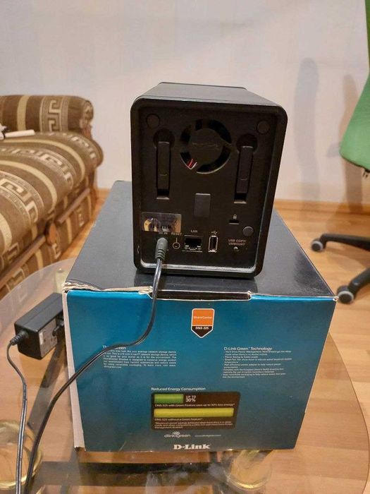 Мережеве сховище NAS D-Link DNS-325 ( 4 терабайта)