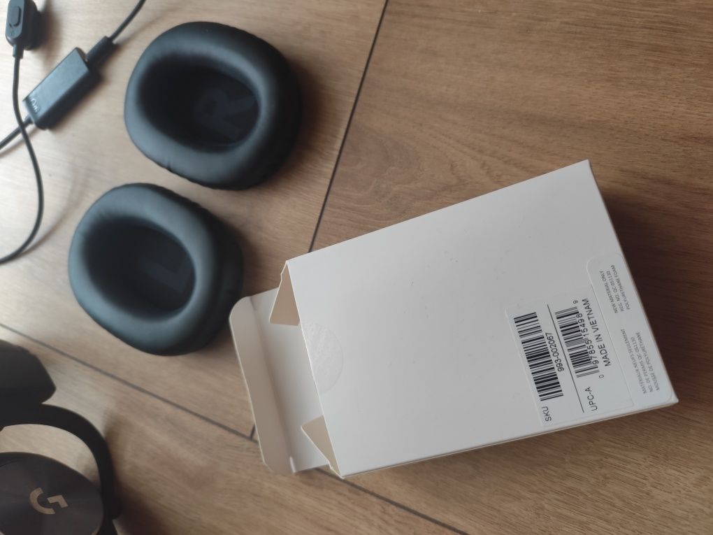 Logitech G Pro słuchawki. Nowe oryginalne gąbki