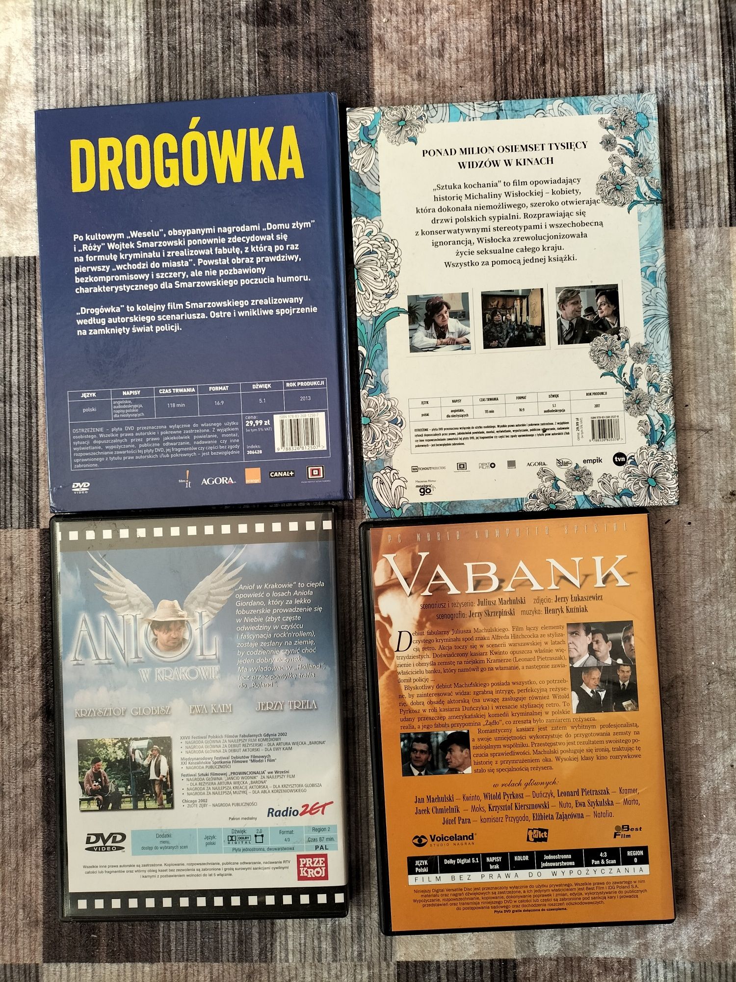 4 płyty dvd polskie filmy