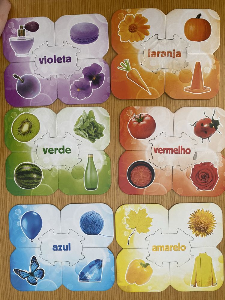 Puzzles Numeros e Cores