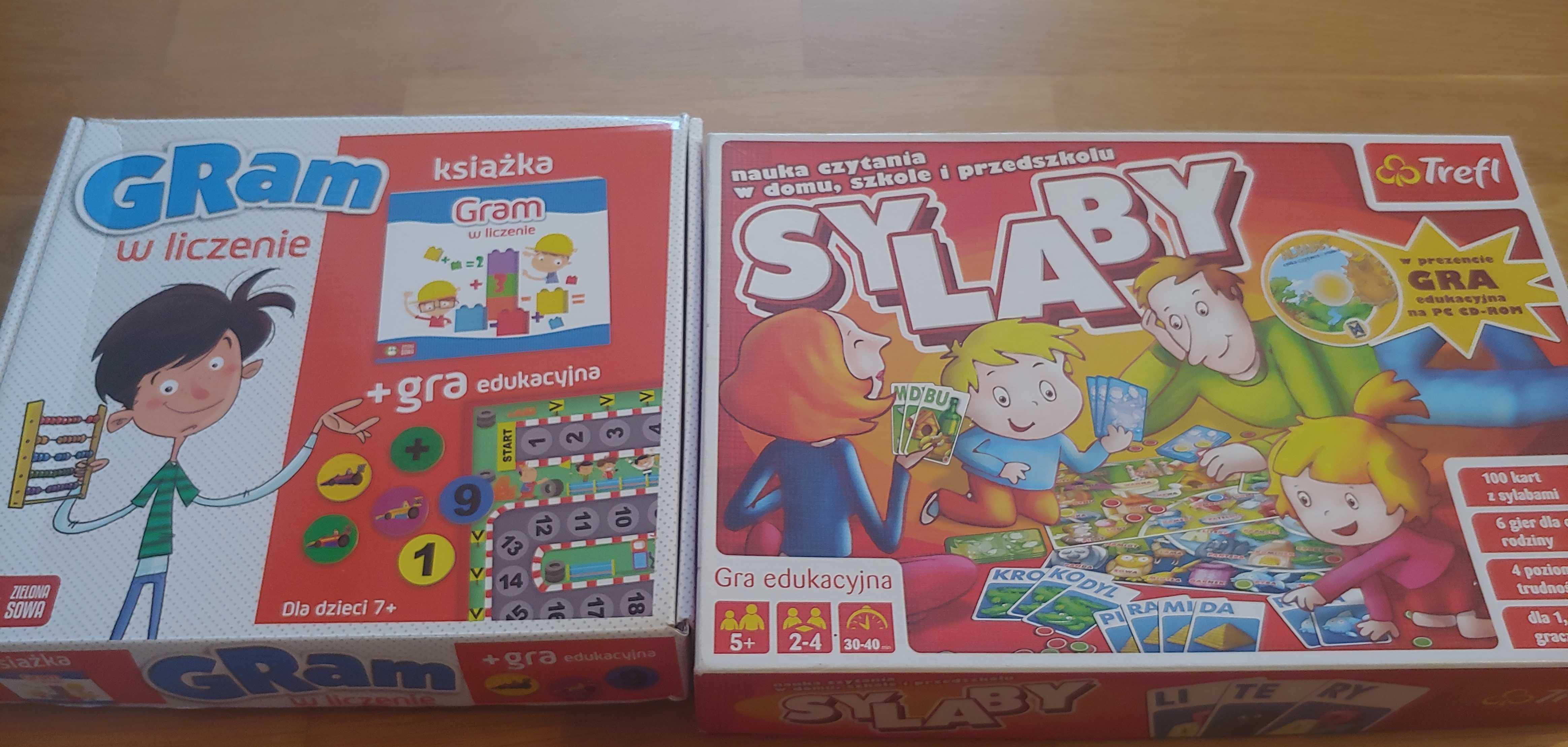 Zestaw 11szt gier planszowych od lat 4+